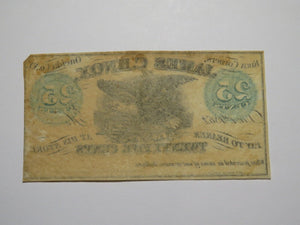 $.25 1862 Knox Corners New York NY Obsolete Currency Bank Note Bill Oneida Co.