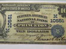 Load image into Gallery viewer, $10 1902 Princeton Indiana IN National Currency Bank Note Bill #10551 VF25 PMG