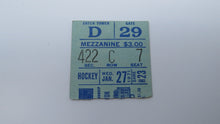 Load image into Gallery viewer, January 27, 1971 New York Rangers Vs. Boston Bruins NHL Hockey Ticket Stub