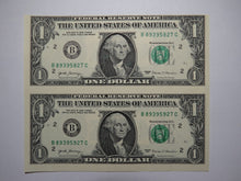 Load image into Gallery viewer, $1 2017 Uncut New York BEP Uncirculated Currency Sheet 2 Federal Reserve Notes