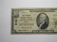 Load image into Gallery viewer, $10 1929 Princeton Indiana IN National Currency Bank Note Bill Ch. #9463 FINE