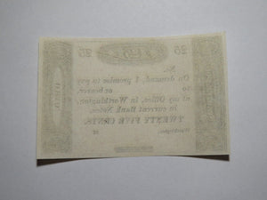 $.25 18__  Worthington Ohio Obsolete Currency Bank Note Remainder Ezra Griswold