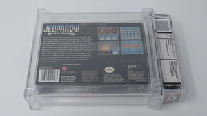 Jeopardy! Deluxe Edition Super Nintendo SNES Sealed Video Game Wata Graded 7.5 A