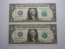 Load image into Gallery viewer, $1 2017 Uncut New York BEP Uncirculated Currency Sheet 2 Federal Reserve Notes