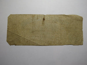 $1 1862 Richmond Virginia VA Obsolete Currency Treasury Bank Note Bill