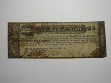 Load image into Gallery viewer, $.25 1837 Northampton Pennsylvania Obsolete Currency Bank Note Bill Borough!