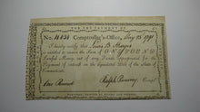 Load image into Gallery viewer, 1791 One Pound Connecticut Comptroller's Office Colonial Currency Note Pomeroy!