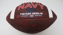 Load image into Gallery viewer, 2022 Team Issued Navy Midshipmen &quot;Sea to Stars&quot; NCAA College Football Game Ball