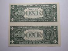 Load image into Gallery viewer, $1 2017 Uncut New York BEP Uncirculated Currency Sheet 2 Federal Reserve Notes