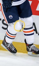 Load image into Gallery viewer, 2020-2021 Connor McDavid Edmonton Oilers NHL Game Worn Hockey Socks! 2 Points
