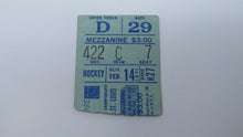 Load image into Gallery viewer, February 14, 1971 New York Rangers Vs. St. Louis Blues NHL Hockey Ticket Stub