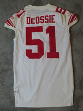 Load image into Gallery viewer, 2008 Zak DeOssie New York Giants Game Used Worn NFL Football Jersey! Brown U.