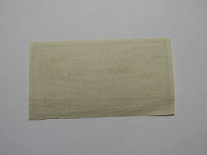$40 1861 Confederate Bond Coupon Certificate Currency Bank Note Bill UNC