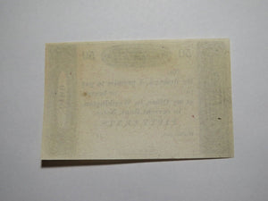 $.50 18__  Worthington Ohio Obsolete Currency Bank Note Remainder Ezra Griswold