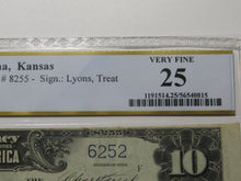 Load image into Gallery viewer, $10 1902 Almena Kansas KS National Currency Bank Note Bill Ch #8255 VF25 PCGS