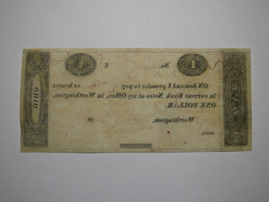 $1 18__ Worthington Ohio OH Obsolete Currency Bank Note Erza Griswold UNC++