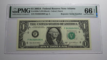 Load image into Gallery viewer, $1 2003A Repeater Serial Number Federal Reserve Currency Bank Note Bill UNC66EPQ