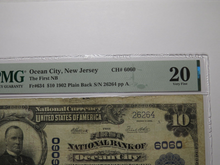 Load image into Gallery viewer, $10 1902 Ocean City New Jersey National Currency Bank Note Bill Ch. #6060 VF20