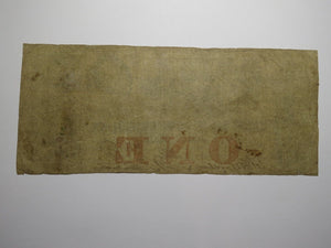 $1 1861 Charleston South Carolina SC Obsolete Currency Bank Note Bill Bank of SC