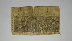 1767 $2 Maryland MD Colonial Currency Bank Note Bill! RARE ISSUE! Two Dollars