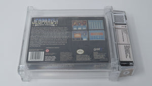 Jeopardy! Deluxe Edition Super Nintendo SNES Sealed Video Game Wata Graded 7.5 A