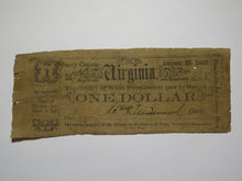 Load image into Gallery viewer, $1 1862 Surry Virginia VA Obsolete Currency Bank Note Bill -Surry County Court