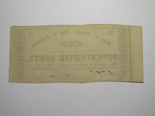 Load image into Gallery viewer, $.75 1862 Richmond Virginia Obsolete Currency Bank Note Bill City of Rich. UNC++