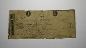 $1 1806 Gloucester Rhode Island RI Obsolete Currency Bank Note Bill! Farmers Ex.