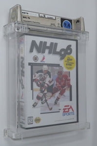 New NHL '96 Hockey Sega Genesis Factory Sealed Video Game Wata Graded 9.4 A RARE