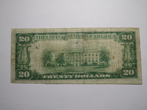 $20 1929 Portsmouth Ohio OH National Currency Bank Note Bill Charter #7781 FINE+