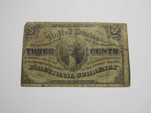 Load image into Gallery viewer, 1863 $.03 Third Issue Fractional Currency Obsolete Bank Note Bill 3rd