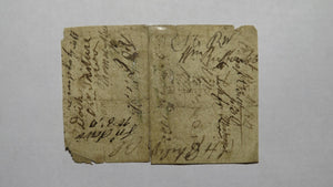 1761 Twenty Shillings North Carolina NC Colonial Currency Note Bill! 20s! RARE