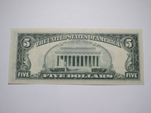 Load image into Gallery viewer, $5 1974 Large Ink Smears on Face Error Federal Reserve Bank Note Bill UNC++