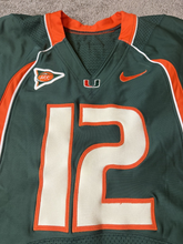 Load image into Gallery viewer, 2004 Kirby Freeman Miami Hurricanes Game Used Worn NCAA Football Jersey ACC