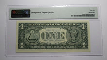 Load image into Gallery viewer, $1 1988 Radar Serial Number Federal Reserve Currency Bank Note Bill PMG UNC66EPQ
