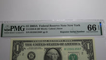 Load image into Gallery viewer, $1 2003 Repeater Serial Number Federal Reserve Currency Bank Note Bill PMG UNC66