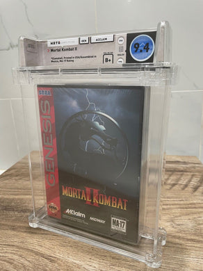 Mortal Kombat 2 Sega Genesis Midway Factory Sealed Video Game Wata 9.4 Graded II