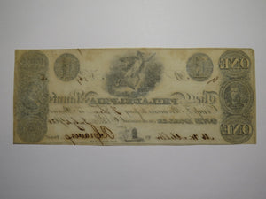 $1 1828 Salem New Jersey Obsolete Currency Bank Note Bill! Salem & Philadelphia