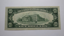 Load image into Gallery viewer, $10 1934-A Gutter Fold Error Federal Reserve Bank Note Currency Bill Very Fine!
