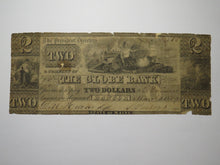 Load image into Gallery viewer, $2 1839 Bangor Maine ME Obsolete Currency Bank Note Bill The Globe Bank