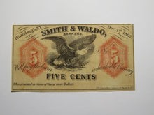 Load image into Gallery viewer, $.25 1862 Prattsburgh New York NY Obsolete Currency Bank Note Bill Smith &amp; Waldo