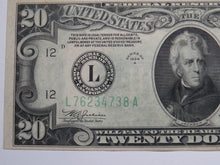 Load image into Gallery viewer, $20 1934 San Francisco CA Federal Reserve Bank Note Currency Bill Crisp UNC+