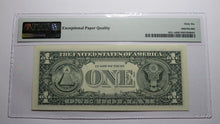Load image into Gallery viewer, $1 1995 Radar Serial Number Federal Reserve Currency Bank Note Bill PMG UNC66EPQ