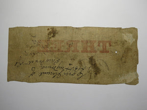 $3 1856 Tiverton Rhode Island RI Obsolete Currency Bank Note Bill Tiverton Bank