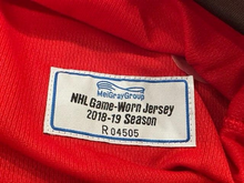 Load image into Gallery viewer, 2018 Joey Anderson New Jersey Devils Brodeur Night Game Used Worn Hockey Jersey