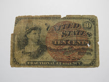 Load image into Gallery viewer, 1863 $.10 Fourth Issue Fractional Currency Obsolete Bank Note Bill 4th AG