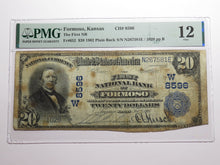 Load image into Gallery viewer, $20 1902 Formoso Kansas KS National Currency Bank Note Bill Ch. #8596 PMG F12