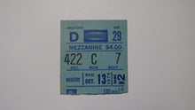 Load image into Gallery viewer, October 13, 1976 New York Rangers V Bruins Hockey Ticket Stub Sheppard Hat Trick