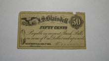 Load image into Gallery viewer, $.50 1862 Wentworth New Hampshire NH Obsolete Currency Bank Bill Fractional Note