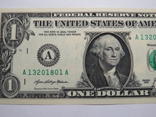 Load image into Gallery viewer, $1 2021 Minor Wet Ink Transfer Error Federal Reserve Bank Note Bill UNC++